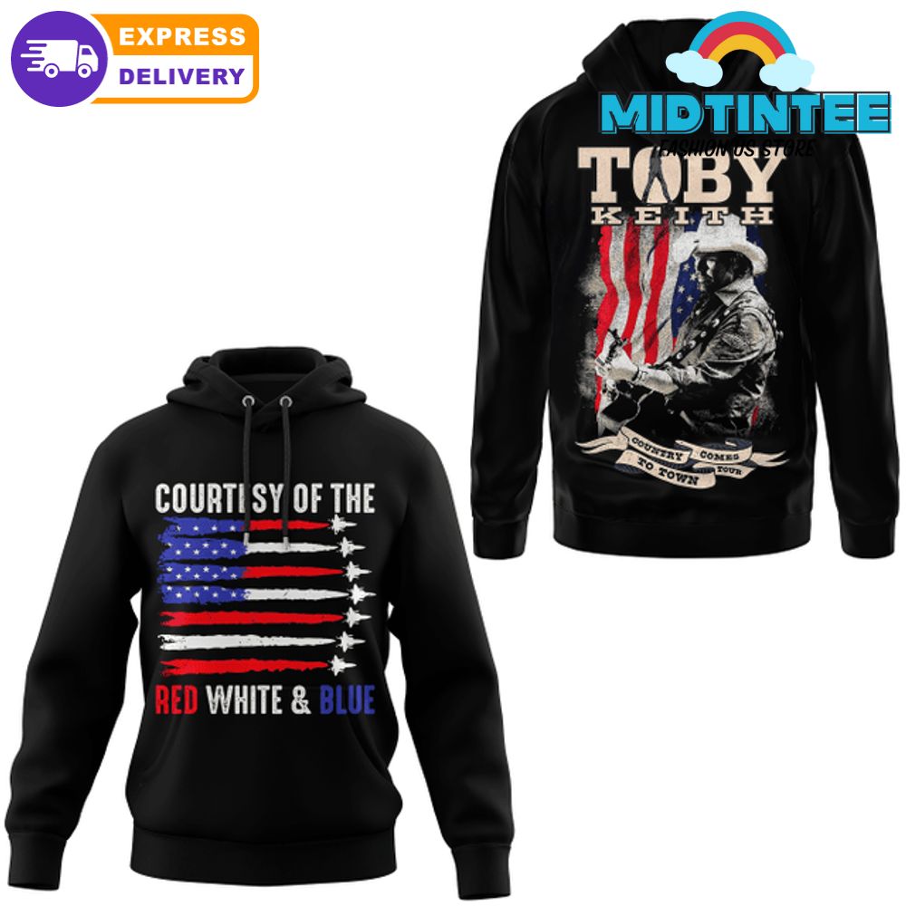 Toby Keith Courtesy of the Red White and Blue 2025 Hoodie