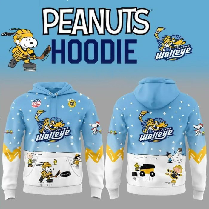Toledo Walleye Pokemon Peanut Bluey Hoodie Best Gifts For Hockey Lovers