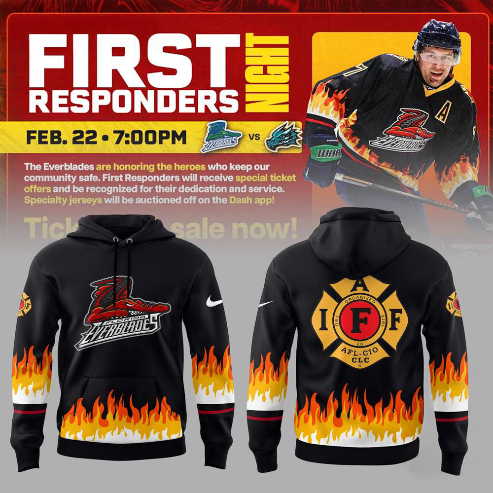 Toledo Walleye x Firefighter Appreciation Night Hockey Shirt Hockey Fan Gifts