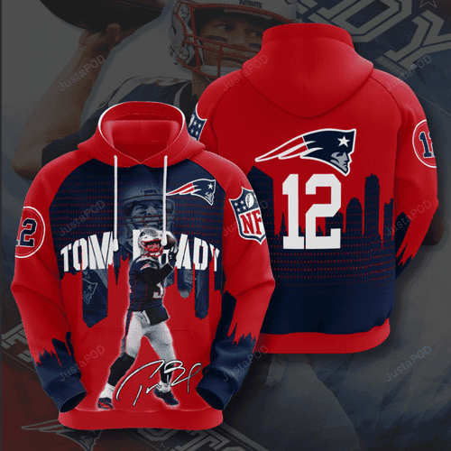 Tom Brady New England Patriots Hoodie  Zip Hoodie Version 667