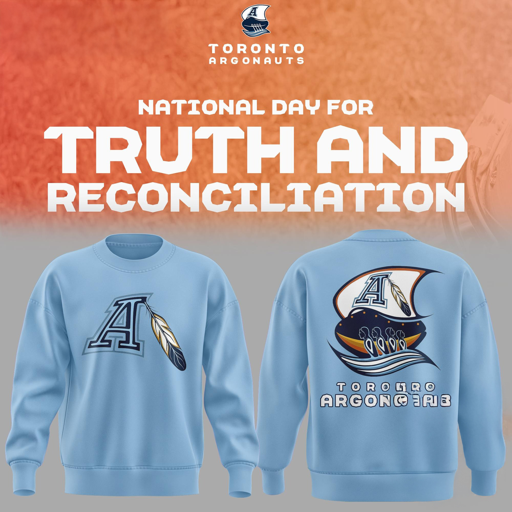 Toronto Argonauts Truth And Reconciliation New Sweatshirt Canadian Football Lover Fans Gifts
