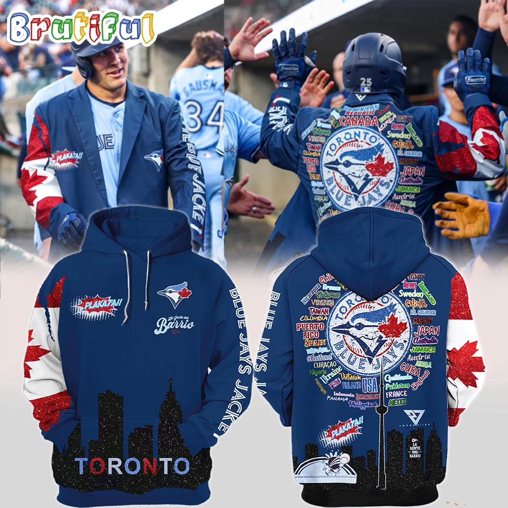 Toronto Blue Jays Baseball Team Home Run Hoodie