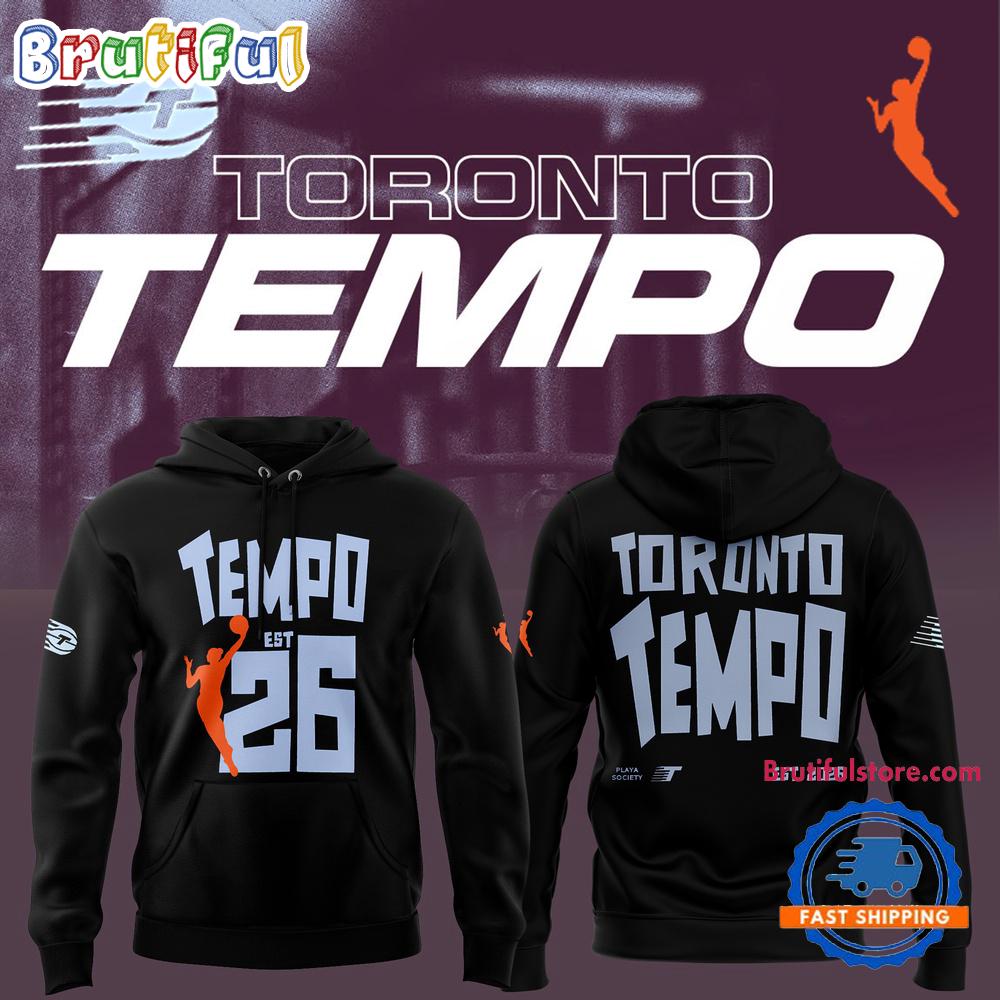 Toronto Tempo Limited Edition 2025 Black Hoodie Shirt