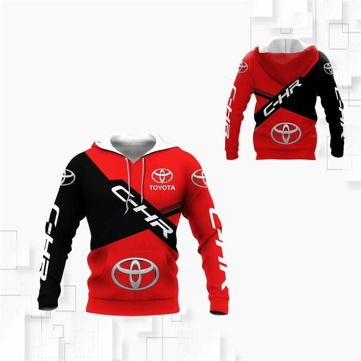 Toyota C-hr Shirt Fan Gift 73 Version Unisex 3d Hoodie Zip Hoodie