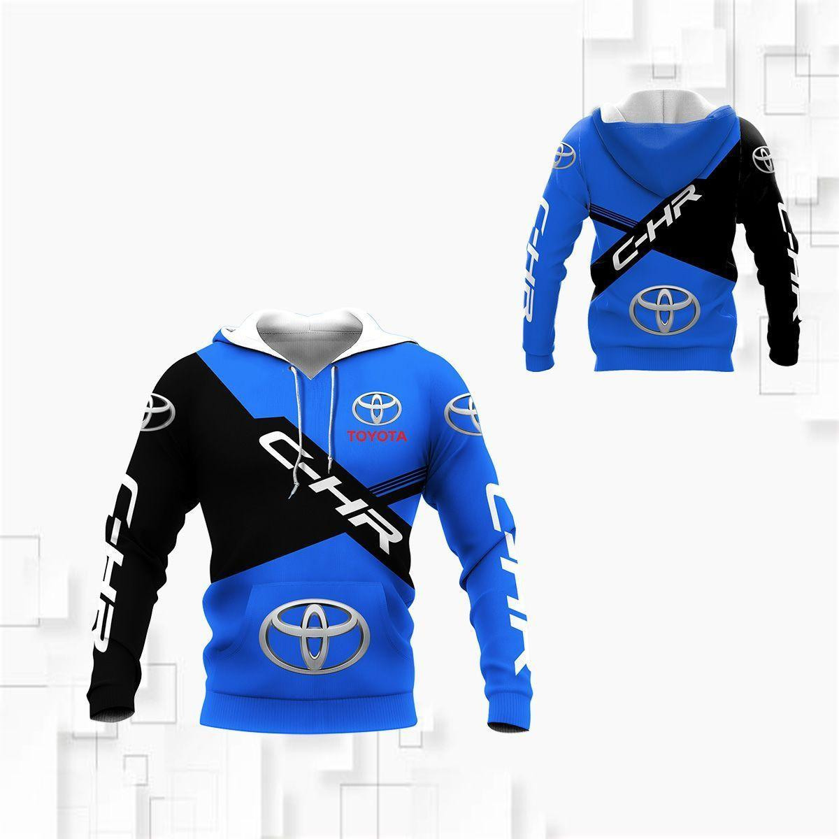 Toyota C-hr Shirt Fan Gift 75 Version Unisex 3d Hoodie Zip Hoodie