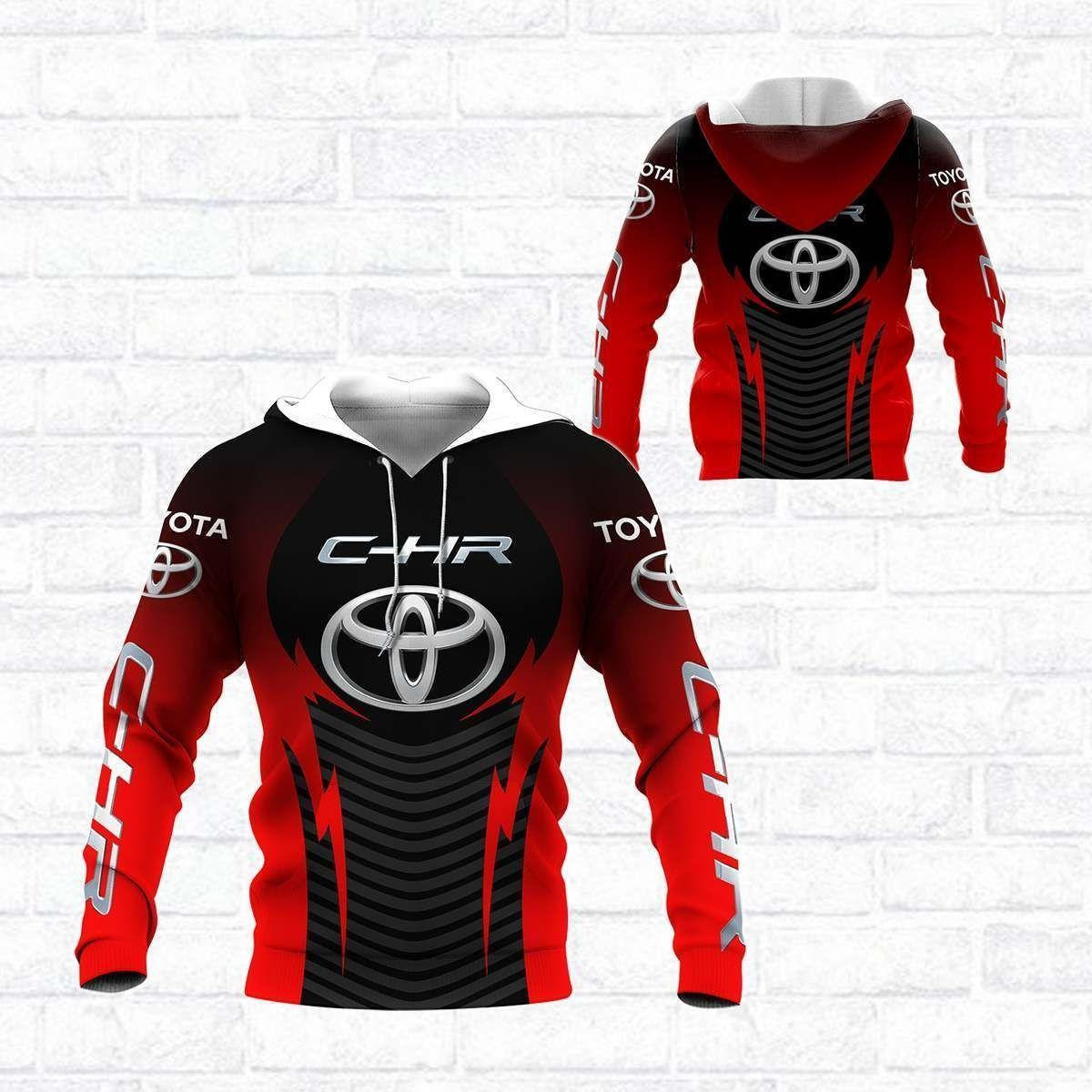 Toyota C-hr Shirt Fan Gift 862 Version Unisex 3d Hoodie Zip Hoodie