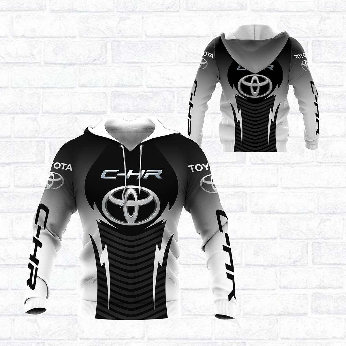 Toyota C-hr Shirt Fan Gift 863 Version Unisex 3d Hoodie Zip Hoodie