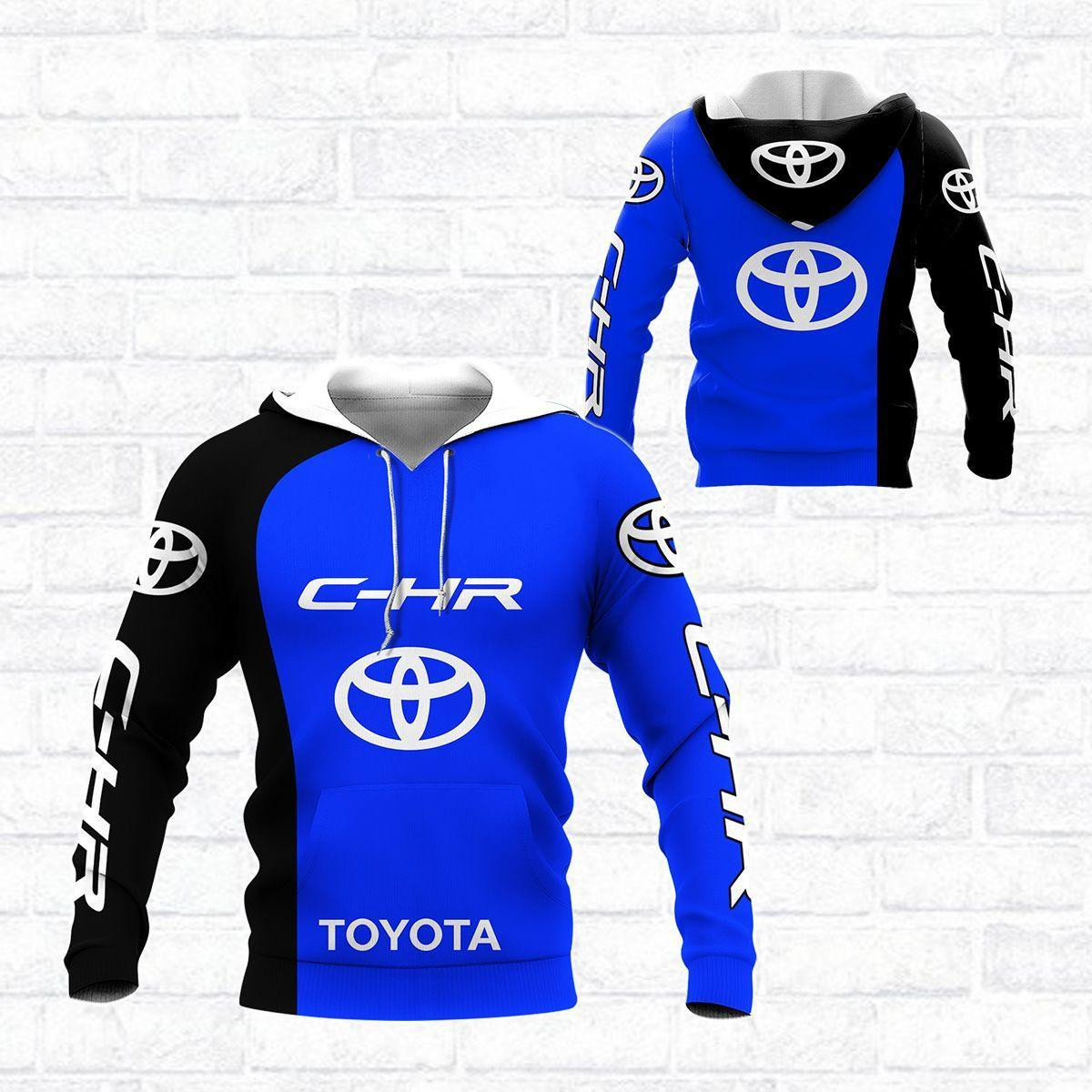 Toyota C-hr Shirt Fan Gift 867 Version Unisex 3d Hoodie Zip Hoodie