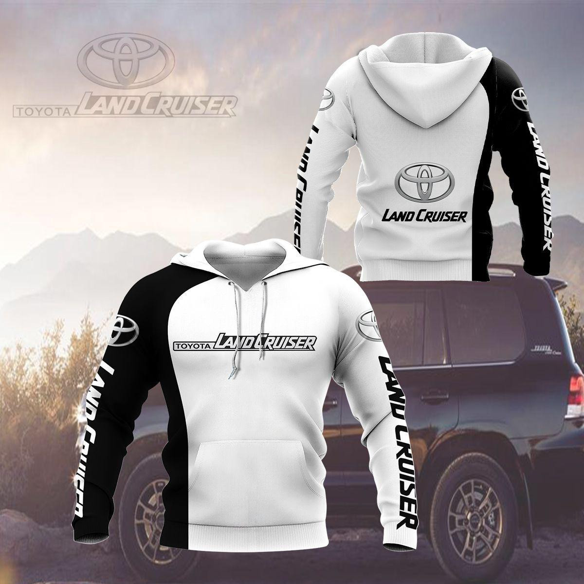 Toyota Land Cruiser Shirt Fan Gift 204 Version Unisex 3d Hoodie Zip Hoodie