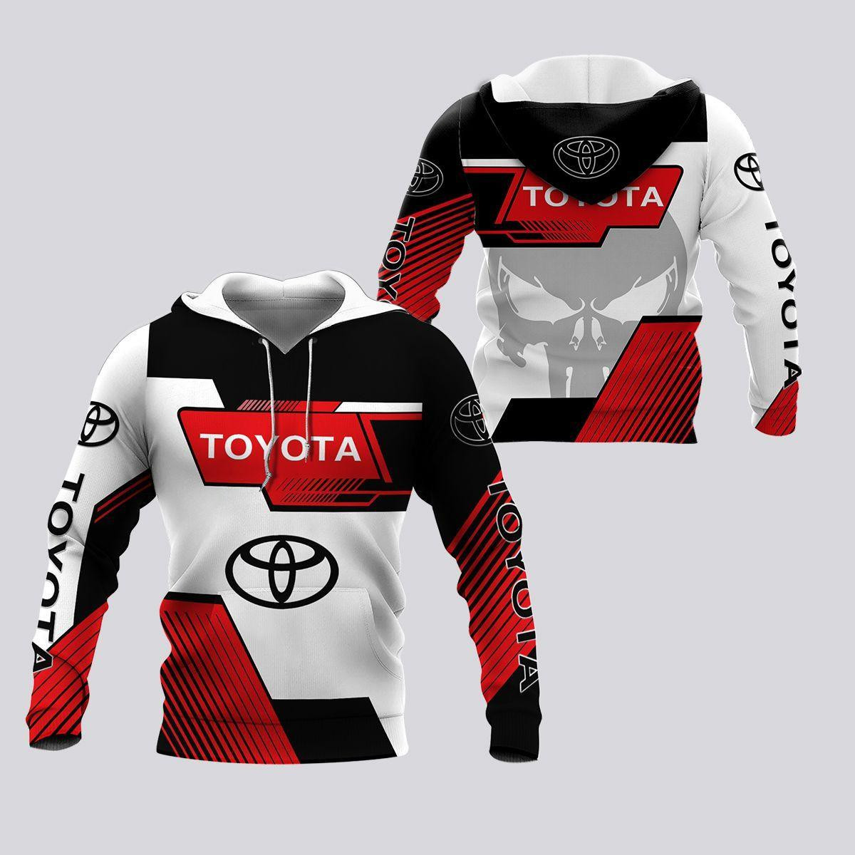 Toyota Lover Gift Skull Toyota Toyota Lph All Over Print Hoodie Zip Hoodie
