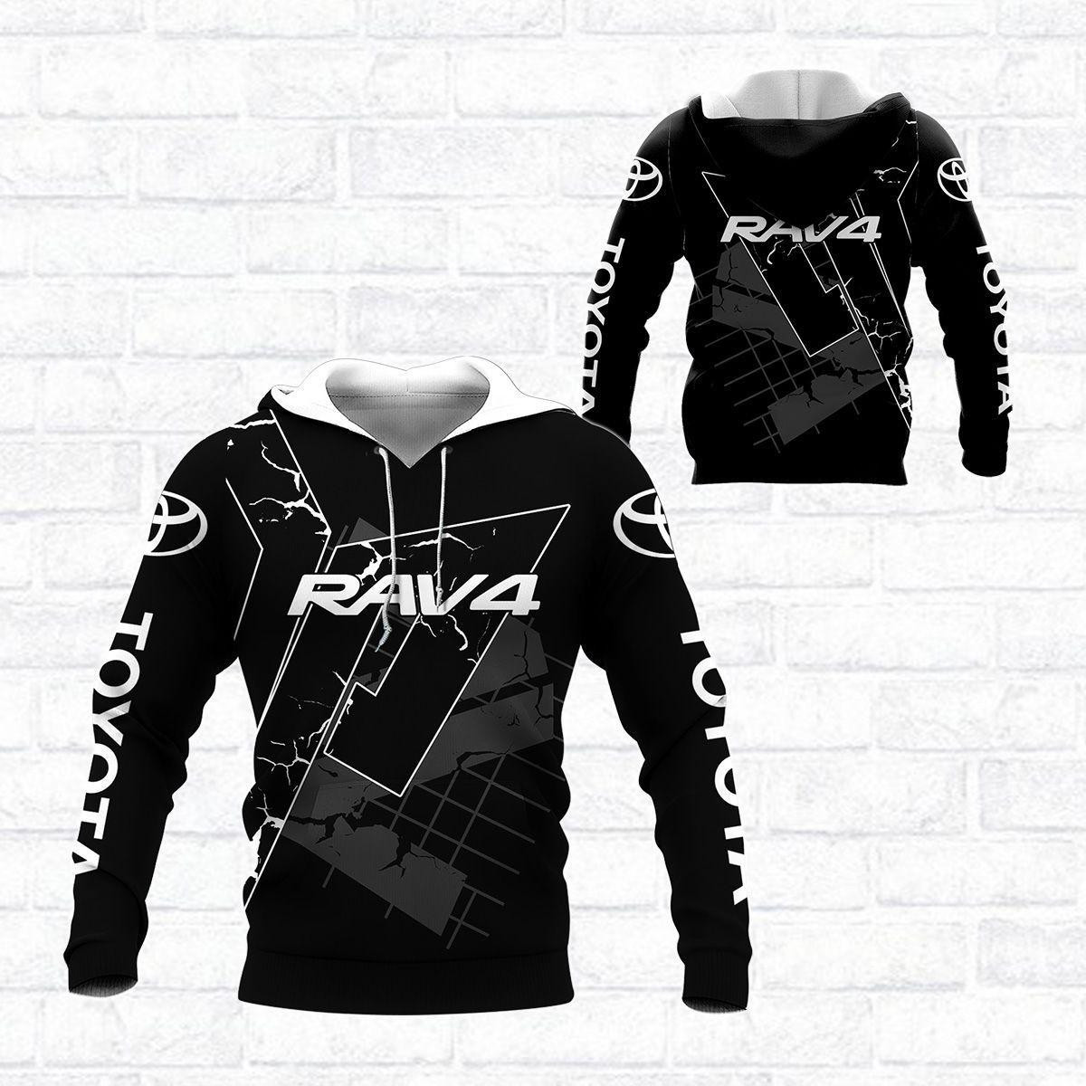 Toyota Rav4 Shirt Fan Gift 362 Version Unisex 3d Hoodie Zip Hoodie