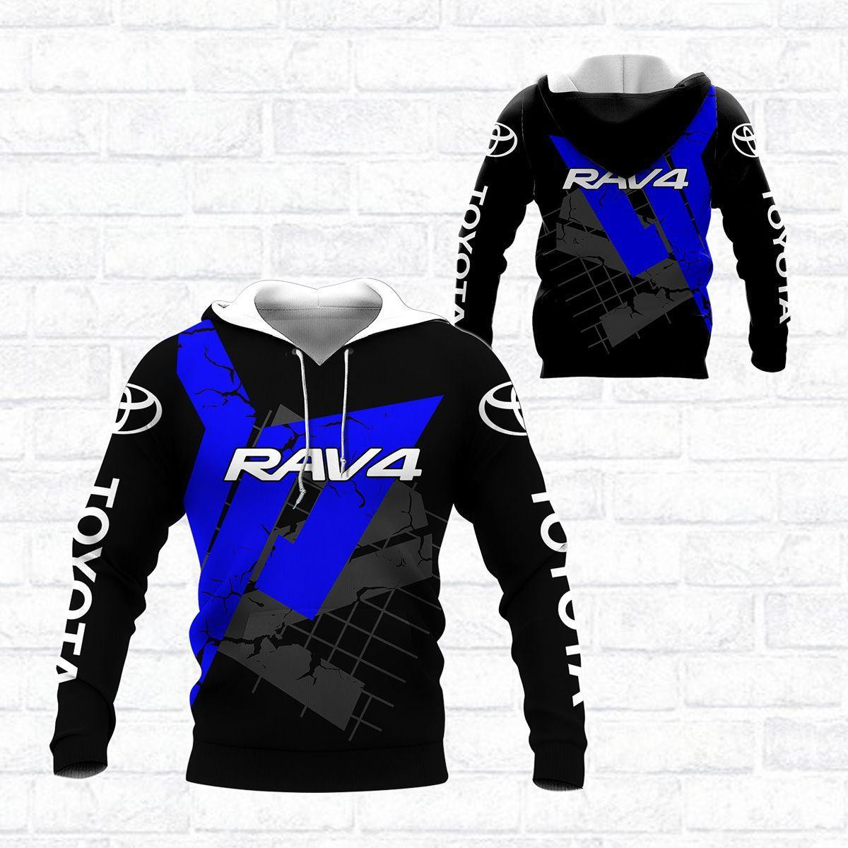 Toyota Rav4 Shirt Fan Gift 363 Version Unisex 3d Hoodie Zip Hoodie