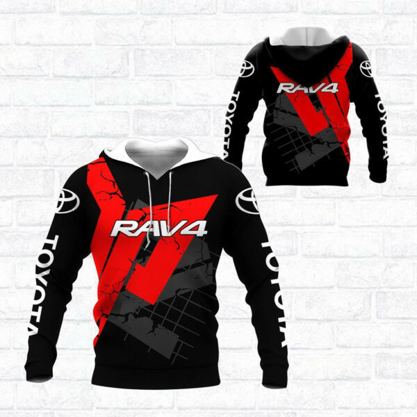 Toyota Rav4 Shirt Fan Gift 364 Version Unisex 3d Hoodie Zip Hoodie 2243