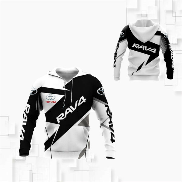 Toyota Rav4 Shirt Fan Gift 812 Version Unisex 3d Hoodie Zip Hoodie 2031