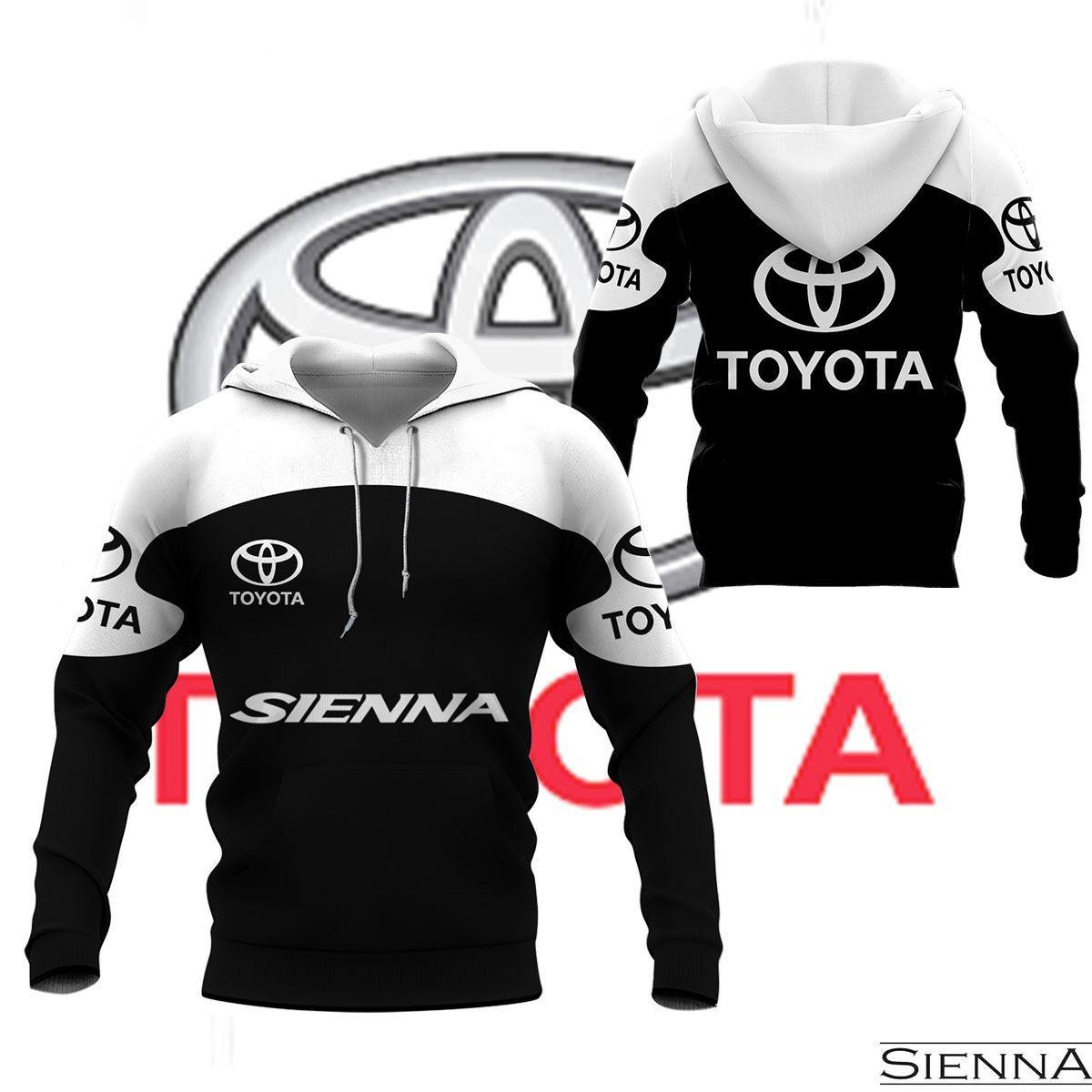 Toyota Sienna Shirt Fan Gift 378 Version Unisex 3d Hoodie Zip Hoodie