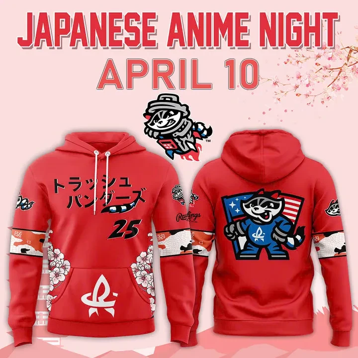 Trash Pandas x Japanese Hoodie 2025 Cool Gifts For Basketball Fans