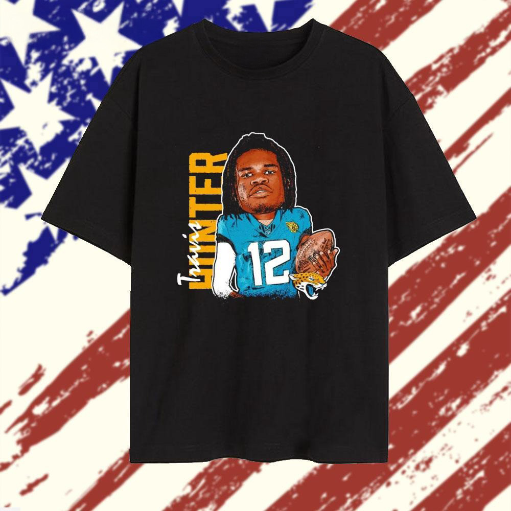Travis Hunter Player Jacksonville Jaguars Caricature T-Shirt Best Gifts For Football Fans