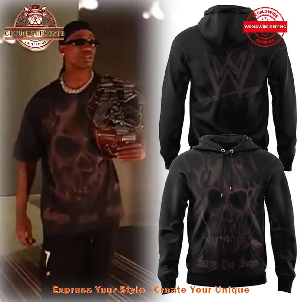 Travis Scott Cactus Jack x WWE Sage The Stage Hoodie