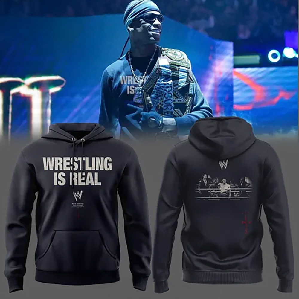 Travis Scott WRESTLING IS REAL Special WWE Hoodie Gifts For Fans