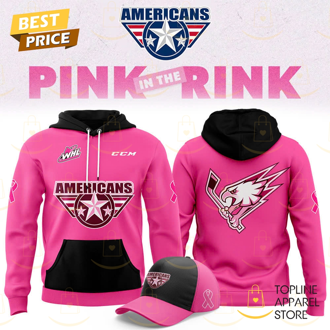 Tri-City Americans X Pink In The Rink 2024-2025 Hoodie
