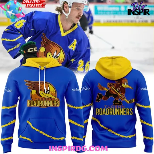 Tucson Roadrunners Make A Wish Arizona Special Hoodie