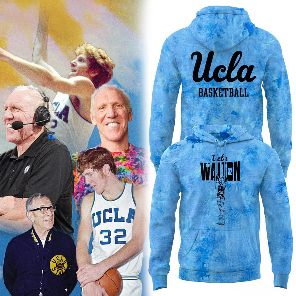 UCLA Bruins Honors The Late Bill Walton  Edition 2025 Hoodie Gifts For Basketball Fan