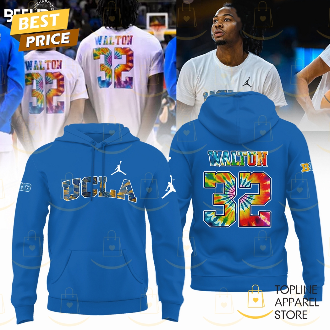 Ucla Honors The Late Bill Walton 32 Hoodie - Blue