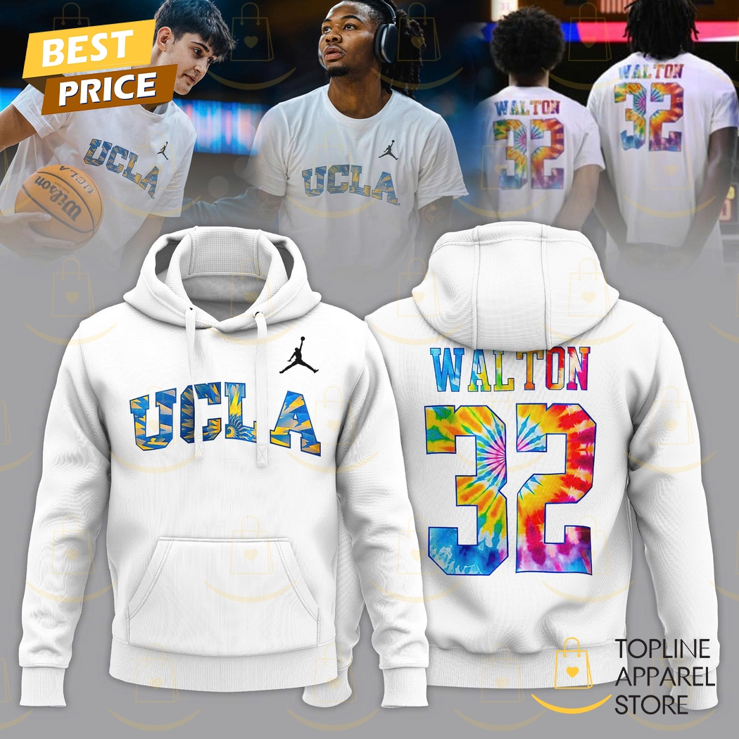 Ucla Honors The Late Bill Walton 32 Hoodie - White