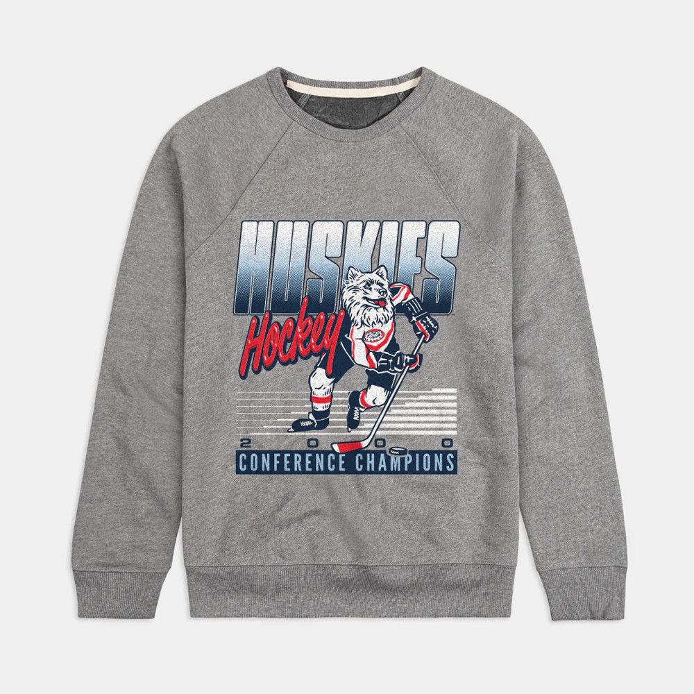 UConn Huskies Hockey 2000 Conference Champs Sweatshirt Gifts For Hockey Fan