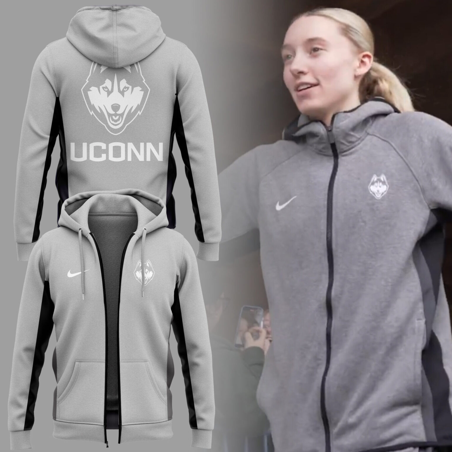 Uconn Huskies Zip Up Hoodie Uconn WomenÃ¢â‚¬â„¢s Basketball Championship 2025 Fan Clothing