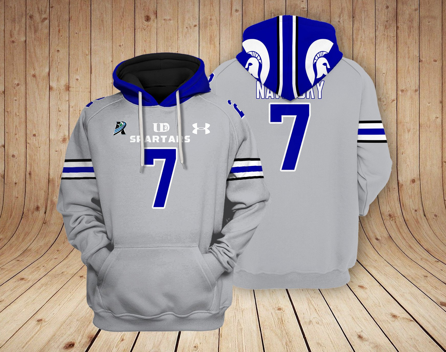 University of Dubuque Football Custom 3D printed Sweatshirt Hoodie Zipped Hoodie