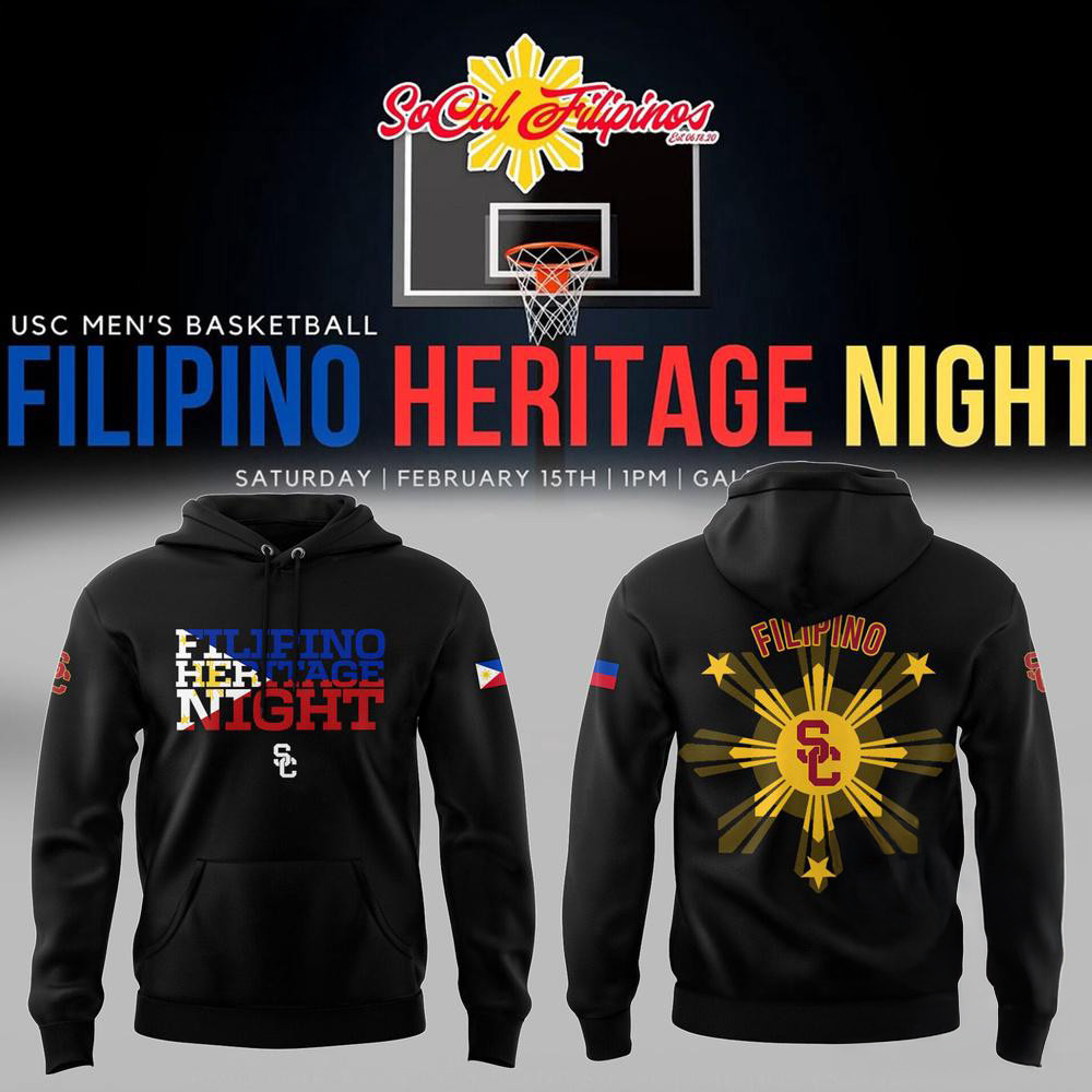 USC Trojans Filipino Heritage Night Hoodie Gifts For Filipino Trojans Fans