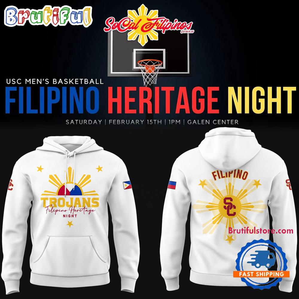 USC Trojans Filipino Heritage Night Limited Edition White Hoodie