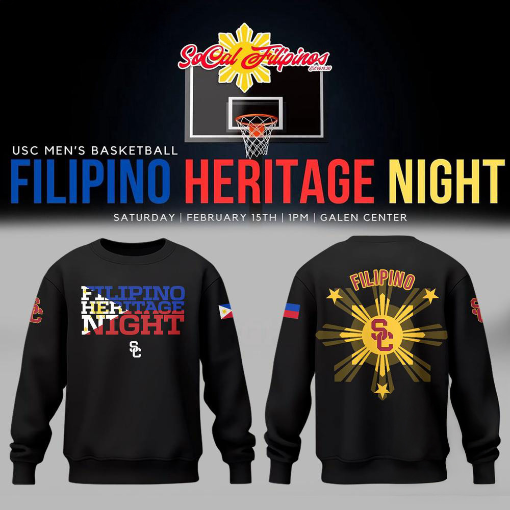 USC Trojans Filipino Heritage Night Sweatshirt Gifts For Filipino Trojans Fans