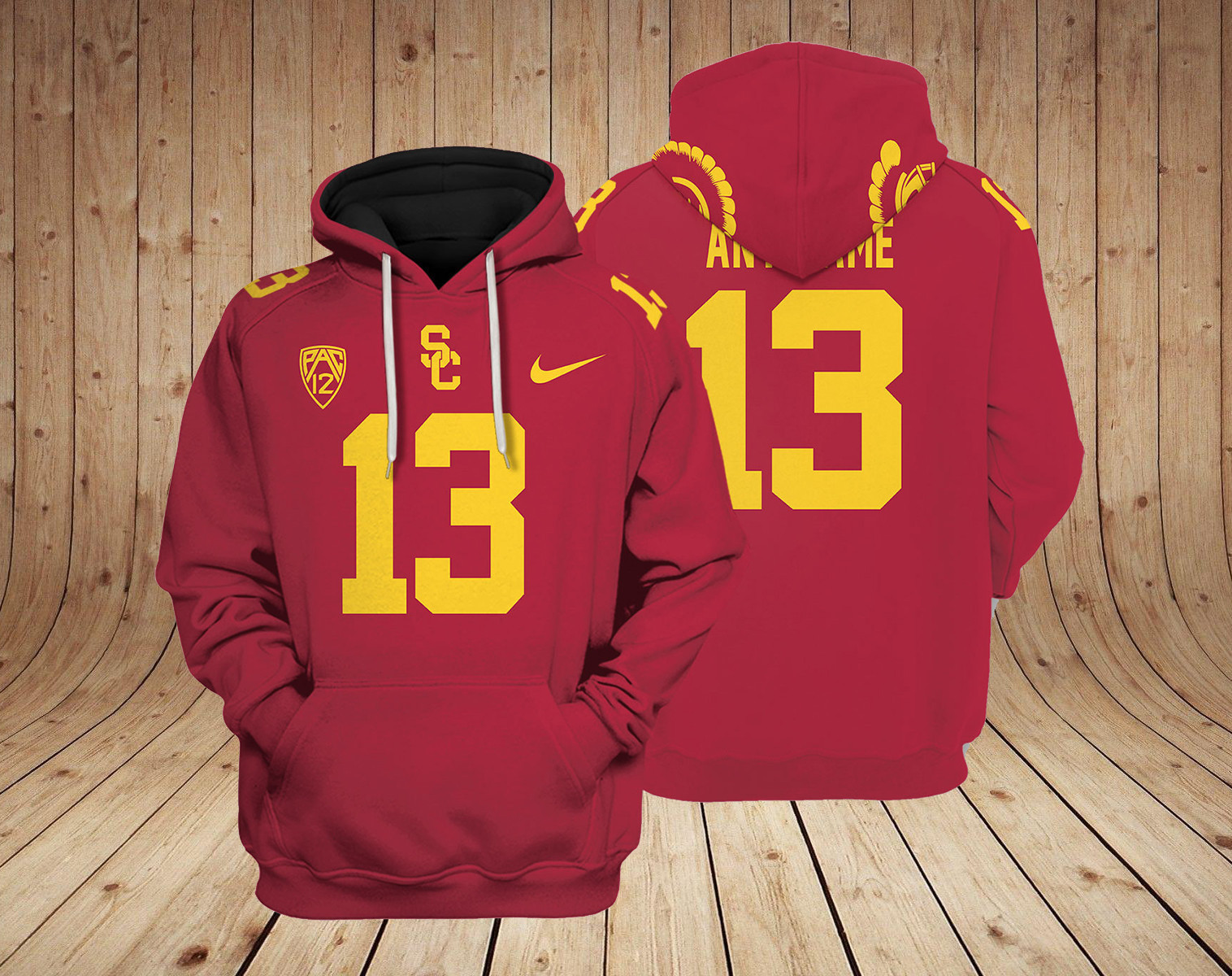 USC Trojans NCAA Custom 3D Hoodie PT19117