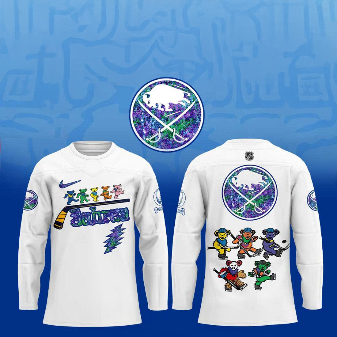 Utah Hockey 2025 Grateful Dead Night Hoodie Gifts For Ice Hockey Fans