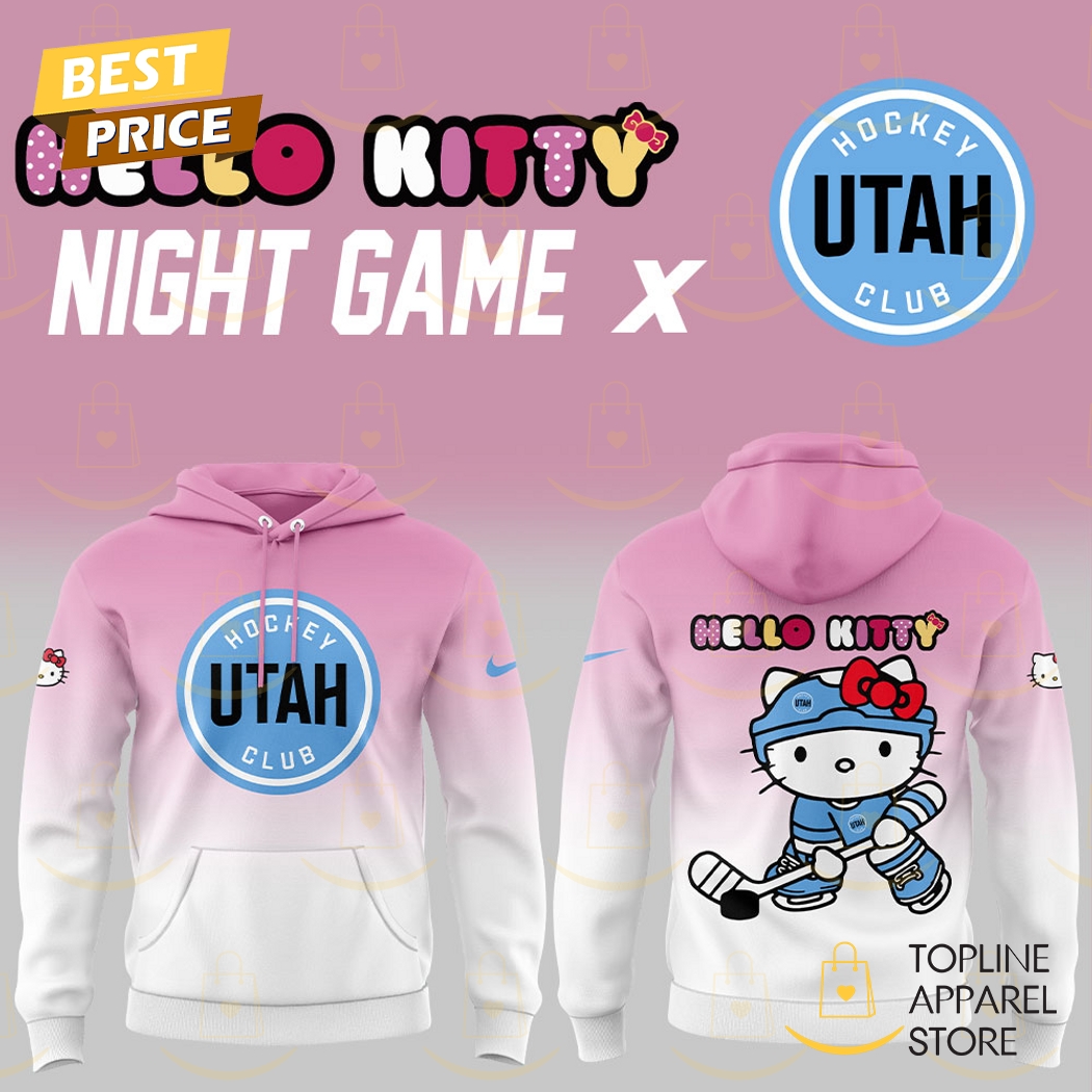 Utah Hockey Club x Hello Kitty Night Hoodie - Pink