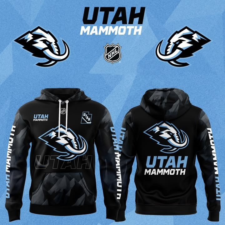 Utah Mammoth Merch Hoodie NFL Utah Hockey Club Fan Gear Gifts For Hockey Lovers
