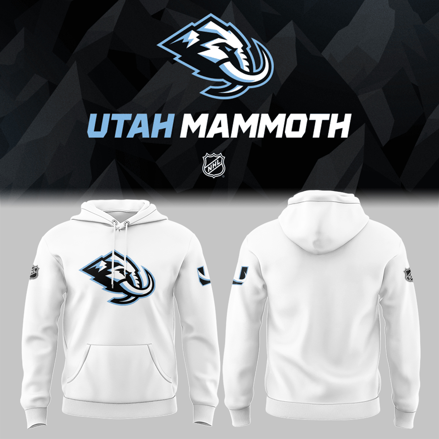 Utah Mammoth Tusks Up Unleashed The Ice Age Returns Hoodie Gift For Hockey Lovers