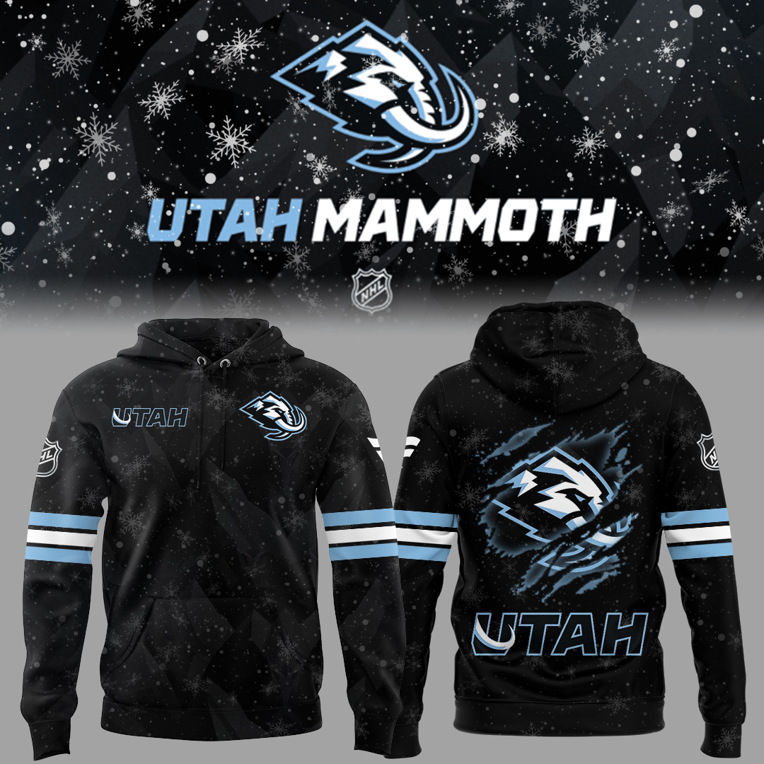 Utah Mammoth x Uniform New 2025 Hoodie Gift For Hockey Lover - Black, 2XL