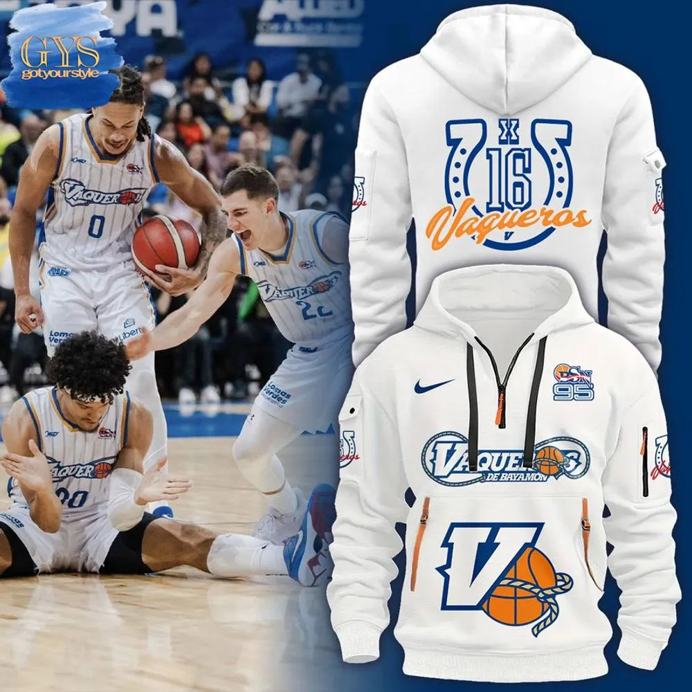 Vaqueros de Bayamon BSN 2025 Quarter Zip Hoodie Ã¢â‚¬â€œ Basketball Special 