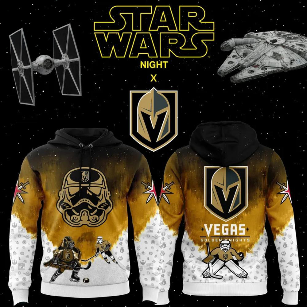 Vegas Golden Knights x Star Wars Night  Edition Hoodie Best Gifts For Hockey Lovers