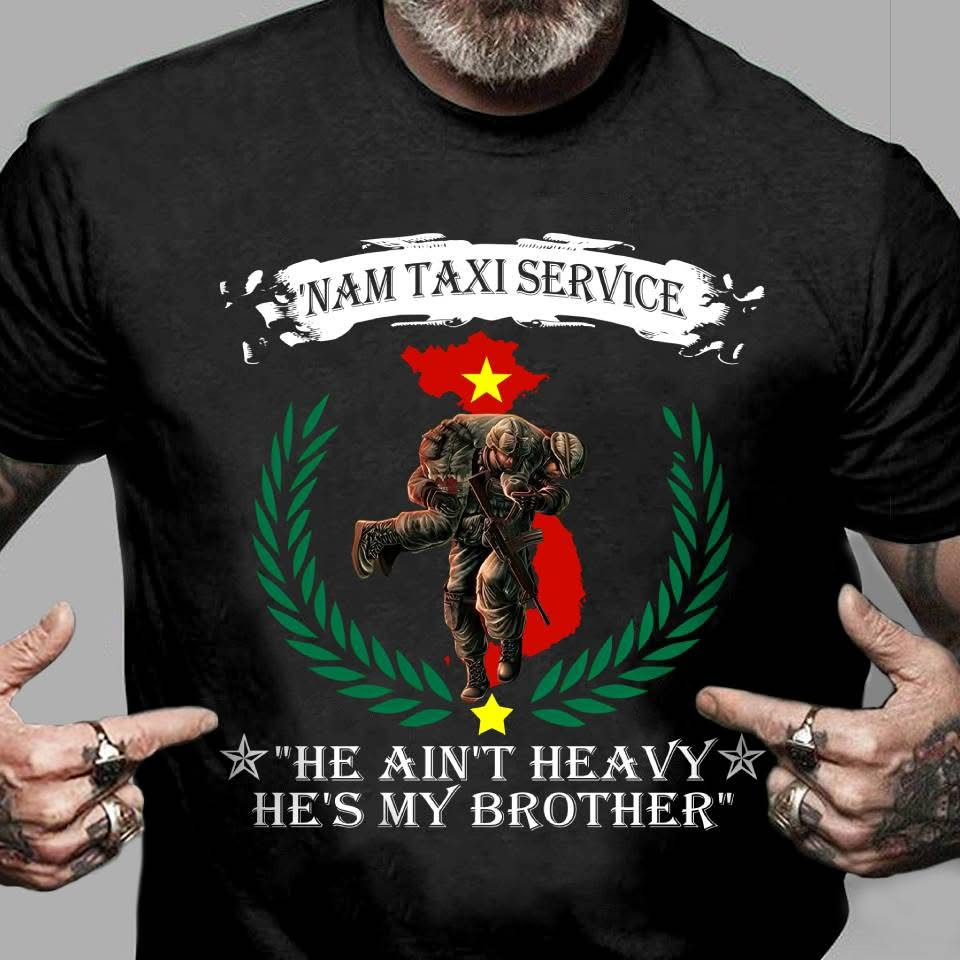 Vietnam Veterans Nam Taxi Service Shirt Fathers Day Gifts For Dad