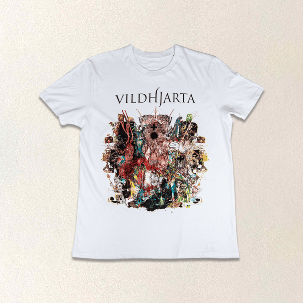 Vildhjarta Merch Vildhjarta White T-Shirt Band Gifts For Fans