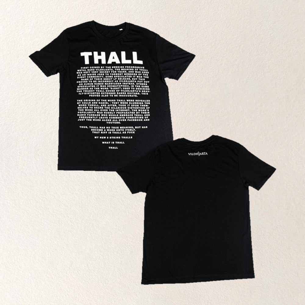Vildhjarta Merch What Is Thall Vildhjarta Black T-Shirt Gifts For Band Fans