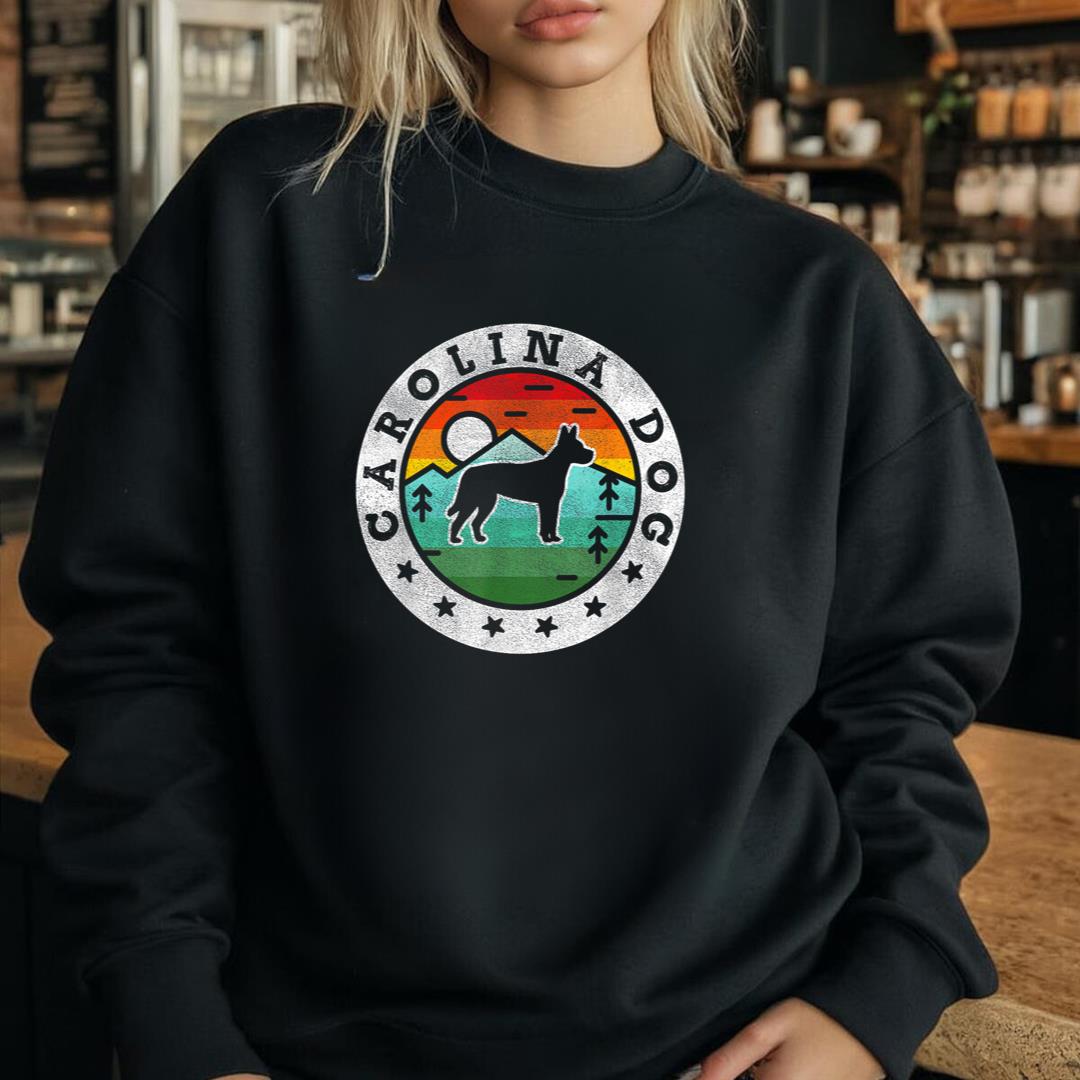 Vintage Carolina Dog Retro Dog Mom Dad