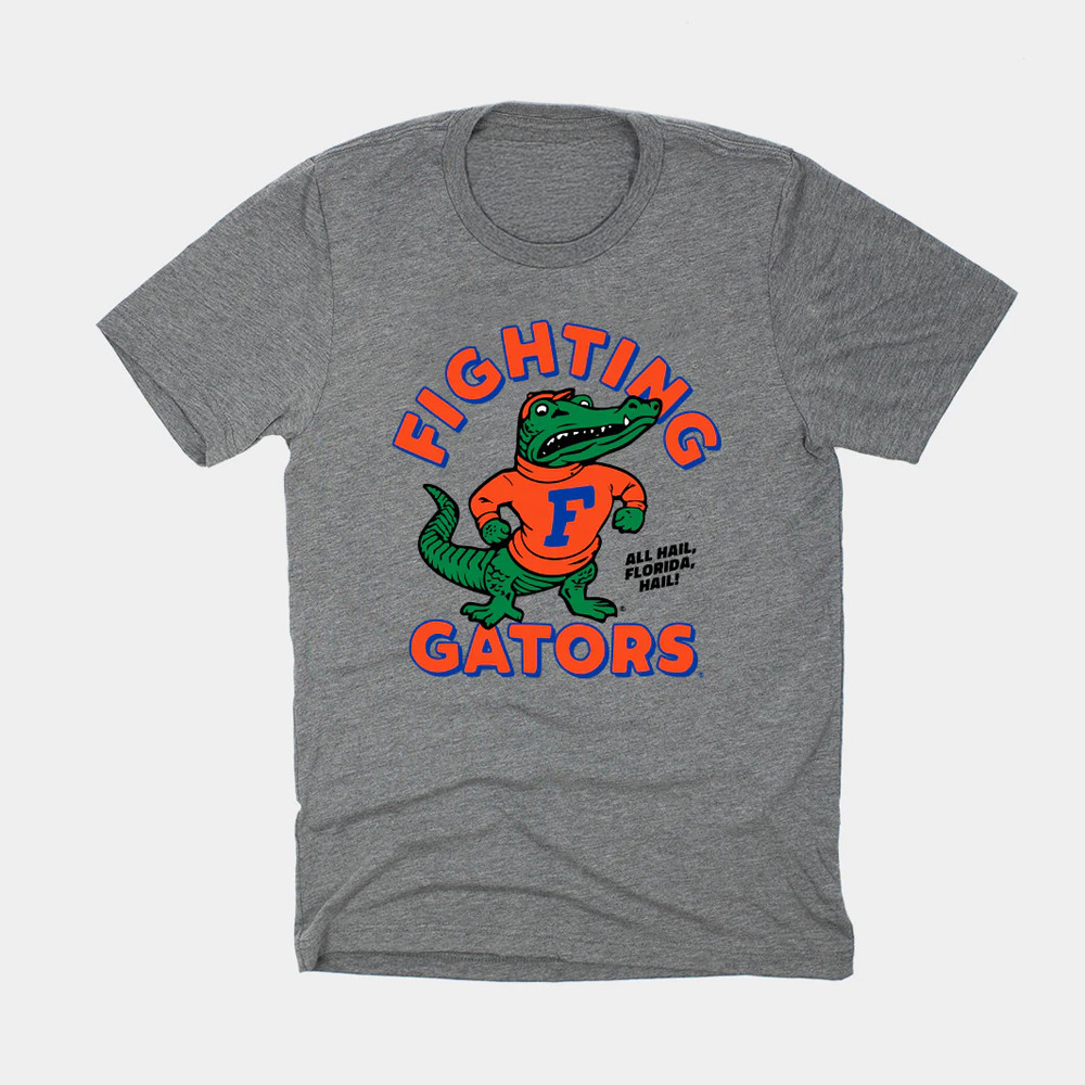 Vintage Florida Fighting Gators Shirt Basketball Fan Gift Ideas