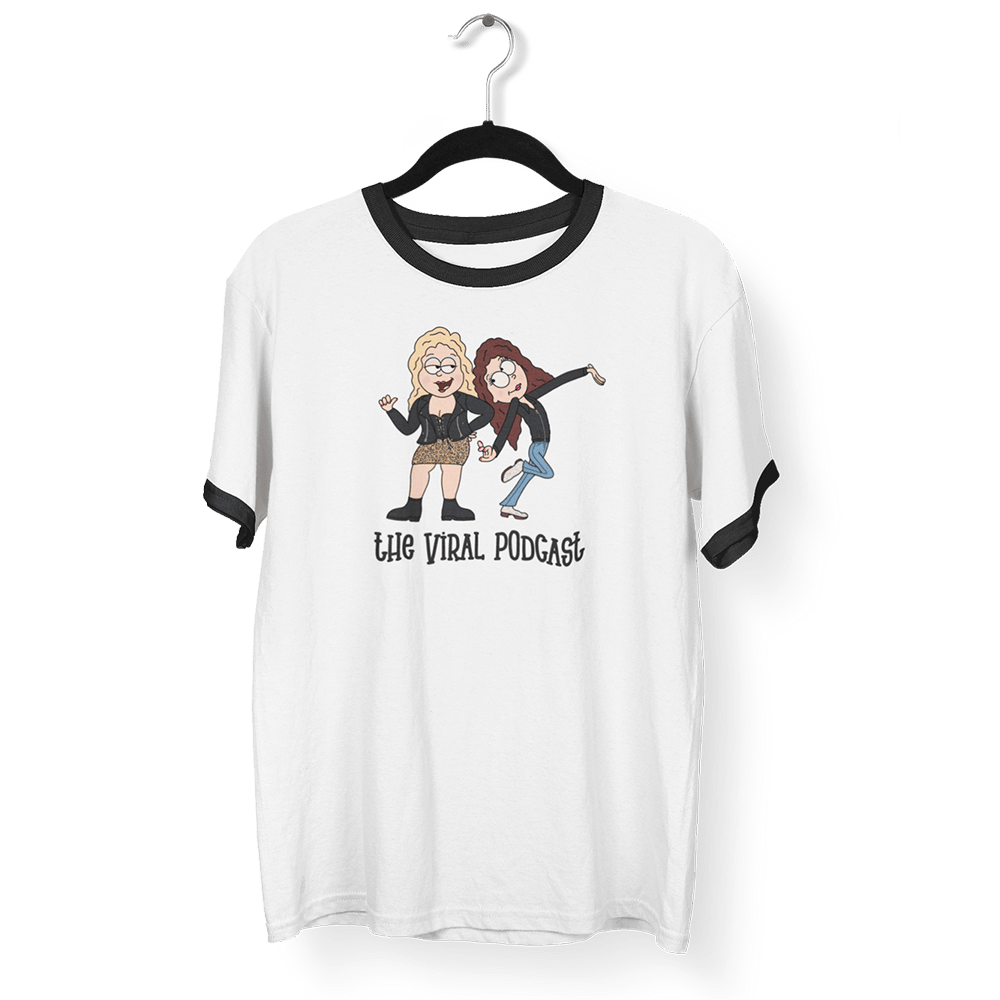 Viral Podcast Merch Cartoon Girls T-Shirt Mothers Day Present Ideas