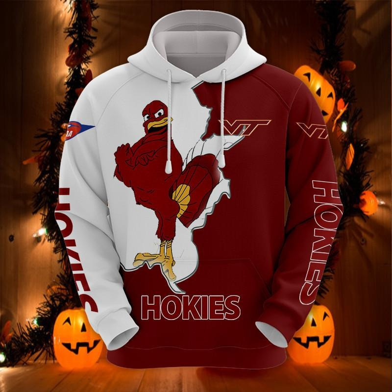Virginia Tech Hokies Football 2025 White Hoodie Perfect White Hoodie Gift For Fans