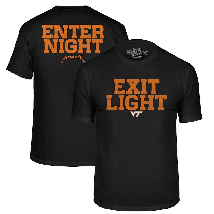Virginia Tech Metallica Enter Night Black Shirt Perfect Gift For Music Fans